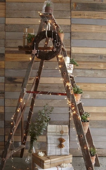 Escalera de madera para decorar tu Navidad – Blog de Seguridad