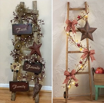 Escalera de madera para decorar tu Navidad – Blog de Seguridad